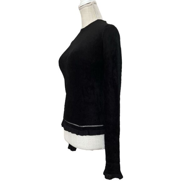 NWT Proebza Schouler LLC  White label Cropped Turtleneck Chenille Sweater Size S - Picture 6 of 7